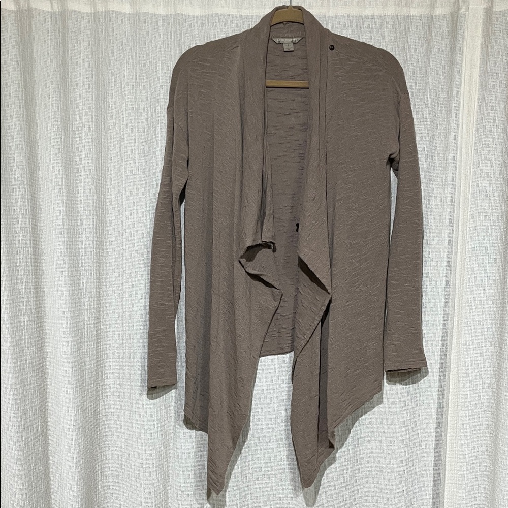 Royal Robbins Taupe Open Front Cardigan